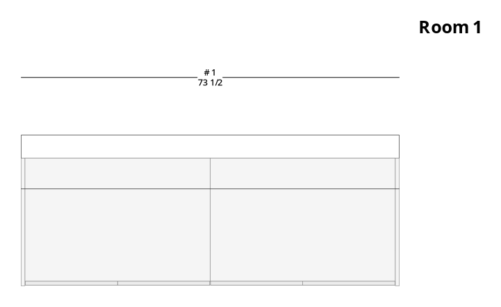 Transitional Pantry Cabinet Layout - PDF Drawing Set | 1071-P